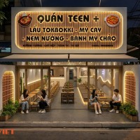 Thiết kế quán ăn vặt 90m2 tại Thanh Trì của chủ đầu tư Võ Thị Kim Tuyến